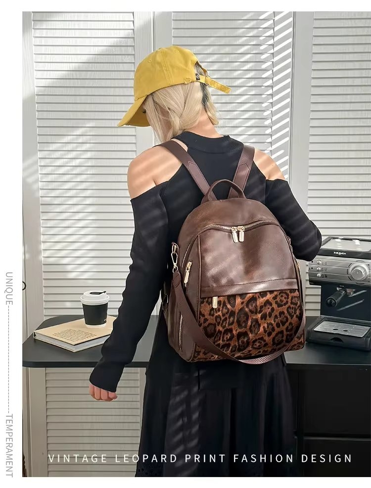 Rucsac dama, Eleadora GT3637, Maro - 2 | YEO