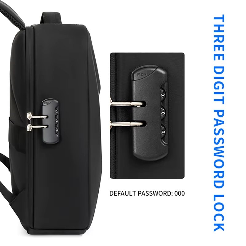 Rucsac unisex, Orien GT3757, port USB, Gri
