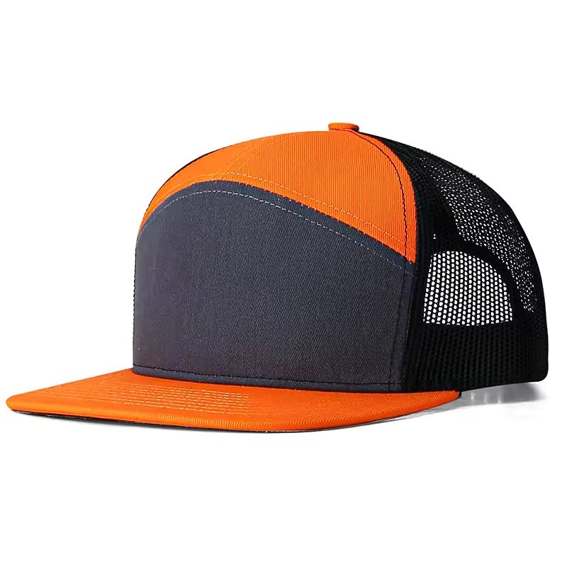 Sapca pentru barbati, SP054, Negru/orange