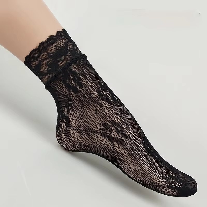 Set 6 perechi de sosete pentru dama, SS0207, Alb, marime universala