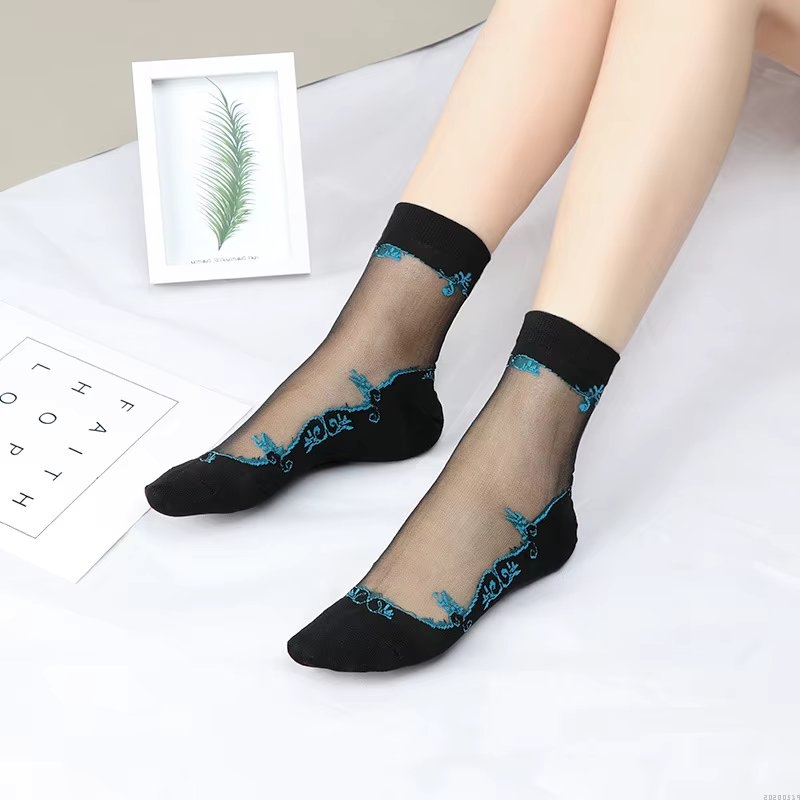 Sosete pentru dama, SS0157, model elegant, Negru, marime universala