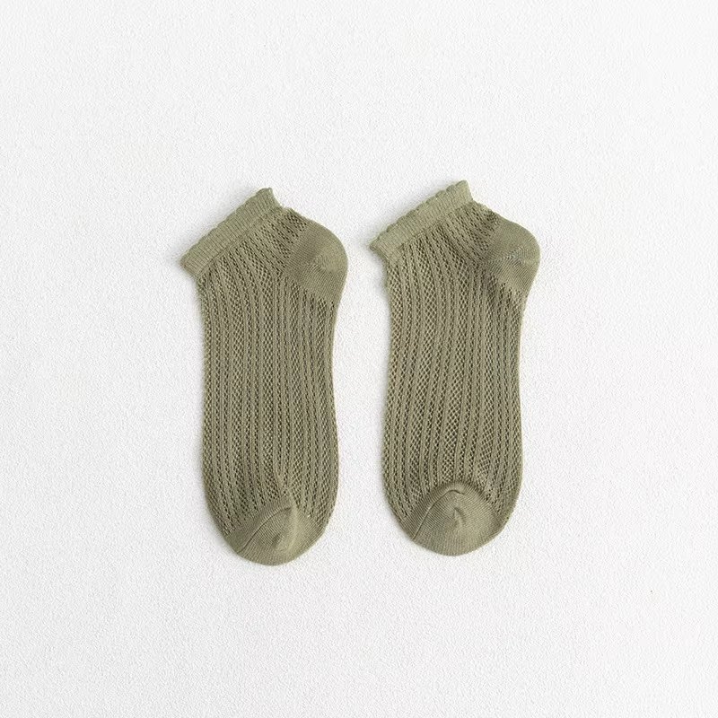 Sosete pentru dama, SS238, Verde, marime universala (35-39)