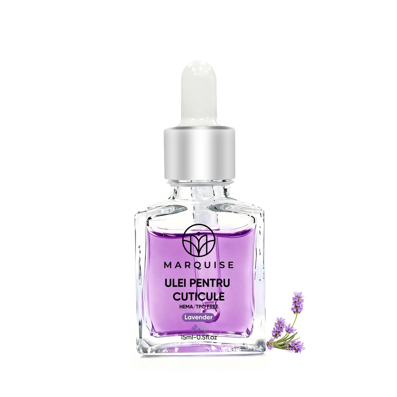 Ulei de cuticule cu pipeta Lavender, Marquise, 15 ml
