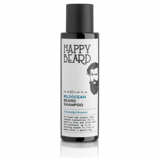 Sampon de barba Happy Beard Wildocean, 100 ml