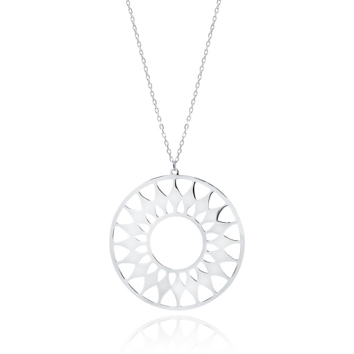 Lantisor argint 925, JW63, cu pandantiv soare mandala