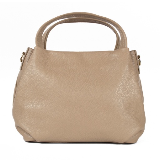Geanta dama Bonella GT580, piele naturala, Dark Taupe