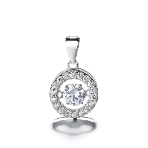 Pandantiv argint 925, JW1287, model elegant, placat cu rodiu