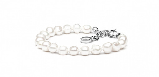 Bratara perle naturale albe JW380