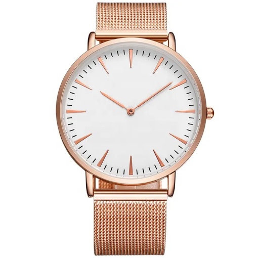 Ceas Dama elegant Geneva, bratara metalica, CS1291, Rose gold