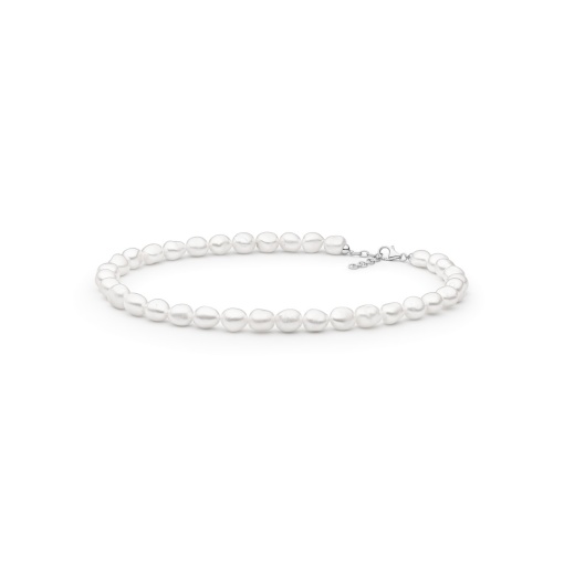 Colier perle naturale albe JW388