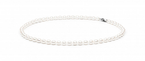 Colier perle naturale albe, JW422