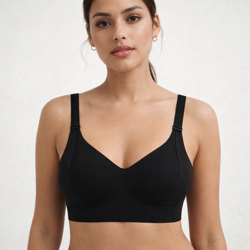 Bustiera dama, ST040, Negru