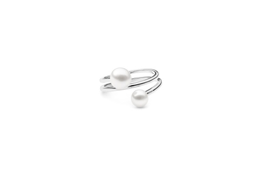 Inel argint 925 cu perla naturala alba, JW453