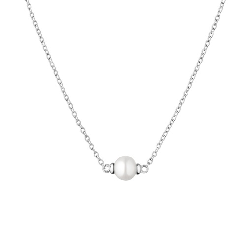 Colier argint 925 cu perla naturala alba, JW419