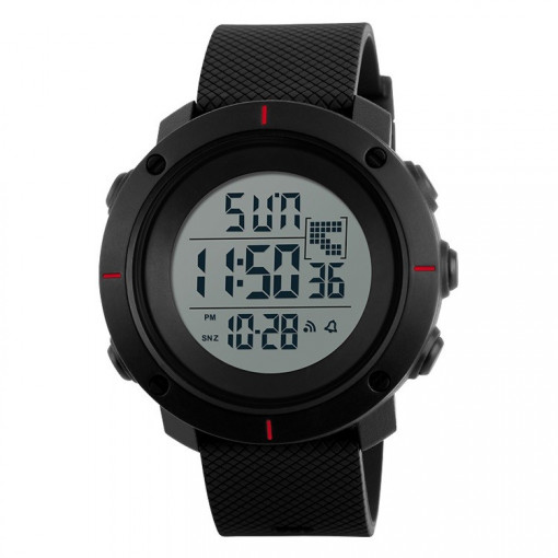 Ceas Barbatesc SKMEI CS1078, curea silicon, digital watch, functie cronometru, alarma