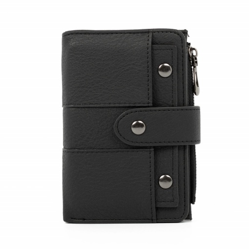 Portofel dama, Yvette PT1025, Negru