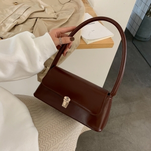 Geanta dama tip baguette,Elinore GT3989, Bordo - Img 5