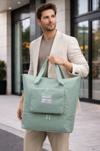 Geanta de calatorie unisex, Aretha GT2105, Verde - Img 2