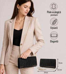 Geanta de ocazie, Mahalia GT2471, Negru - Img 2