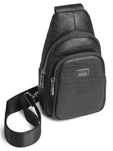 Geanta pentru barbati, 606, piele naturala, Neagra