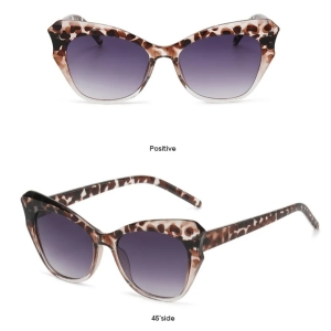 Ochelari de soare pentru femei, SG197, Animal print - Img 4
