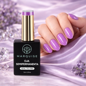 Oja semipermanenta HEMA/TPO FREE, Marquise, Pure Color JY086, 15 ml - Img 2