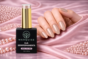 Oja semipermanenta HEMA/TPO FREE, Marquise, Pure Color JY352, 15 ml - Img 2