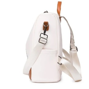 Rucsac dama Artemis GT2191, Alb/Maro - Img 3