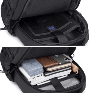 Rucsac pentru barbati, B00534, model urban, Negru - Img 3