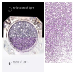 Set 9 sclipici unghii reflective Marquise, GLITTER16, Multicolor - Img 7