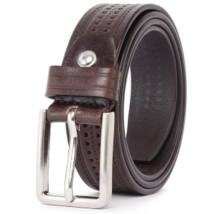 Set cadou pentru barbati, Portofel + Curea, piele naturala, model elegant, SET32, Maro/Negru - Img 3
