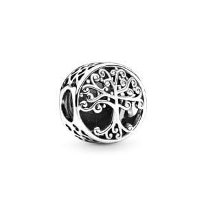 Charm/talisman argint 925, JW1138, model copac, placat cu rodiu - Img 1