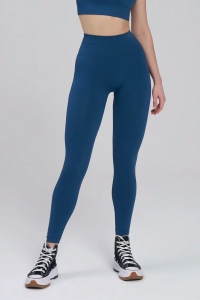 Colanți Seamless Push-Up cu Efect de Ridicare și Evidențiere a Feselor, LGS14, albastru - Img 5