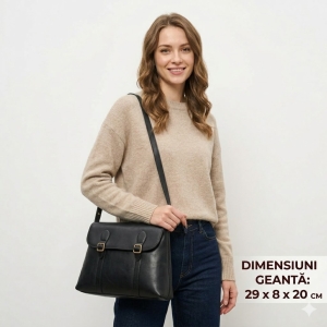Geanta dama, Sira GT3520, Negru - Img 2