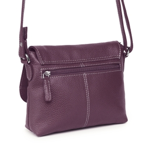 Geanta de dama, Mirabela GT3900, piele naturala, Violet - Img 4