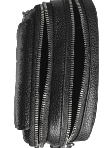 Geanta pentru barbati, 1843, piele naturala, Neagra - Img 2