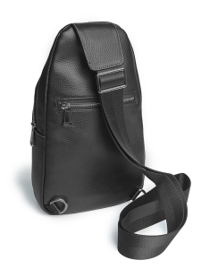 Geanta pentru barbati, X0150, piele naturala, Neagra - Img 2
