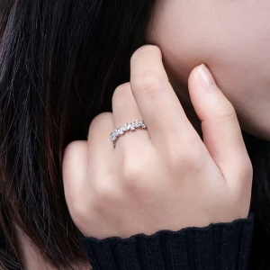 Inel argint 925, JW1750, model elegant cu zirconiu, placat cu rodiu - Img 3