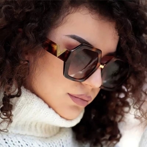 Ochelari de soare pentru femei, SG106, Leopard - Img 2