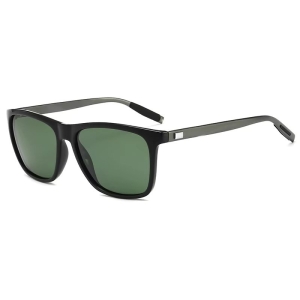 Ochelari de soare unisex, SG057, Negru/Gri inchis