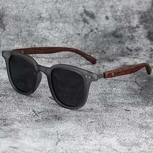 Ochelari de soare unisex, SG122, Gri mat - Img 1