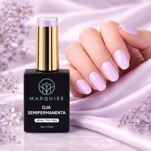 Oja semipermanenta HEMA/TPO FREE, Marquise, Pure Color JY066, 15 ml - Img 2