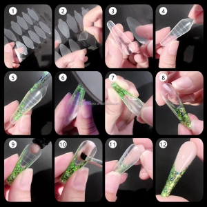 Pad de silicon pentru french, Marquise, TIPS03, 24 buc - Img 2
