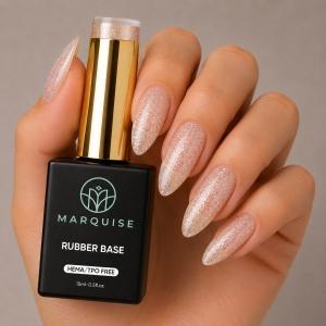 Rubber Base HEMA/TPO FREE, Marquise, Shimmer CBB121, 15 ml - Img 2