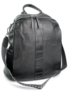 Rucsac dama, 21-17, piele naturala, Negru - Img 1
