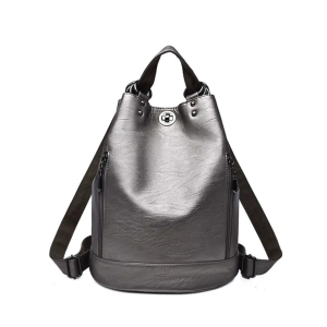 Rucsac dama, Alithia GT3635, Argintiu - Img 1
