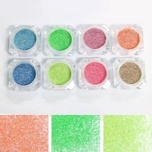 Set 9 sclipici unghii reflective Marquise, GLITTER16, Multicolor - Img 12