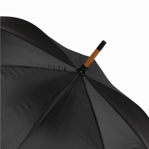 Umbrela cu maner lung, 8 spite, diametru 105 cm, UMB018, Neagra - Img 4