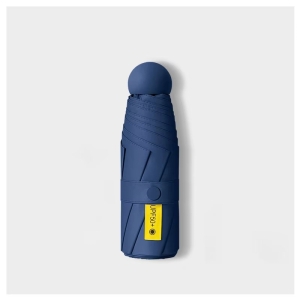Umbrela pentru ploaie si soare, cu protectie UV din cauciuc negru, UMB009, Bleumarin