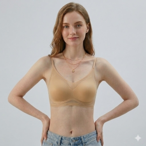 Bustiera dama, ST010, Crem